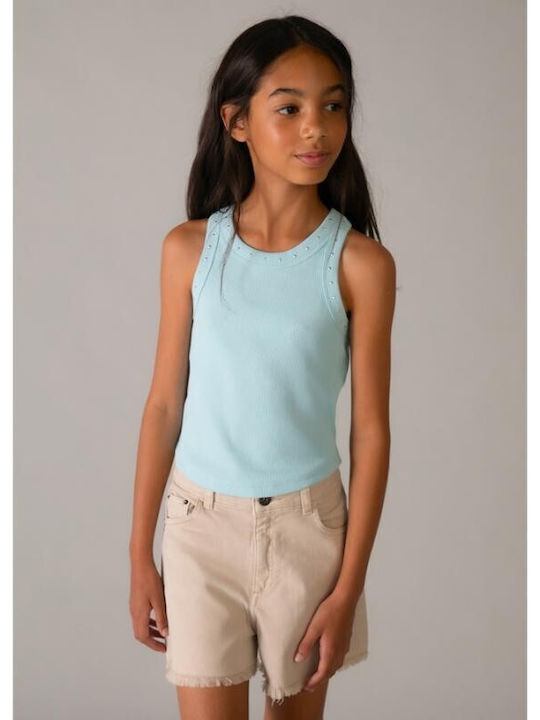 Kids Top Sleeveless Light Blue