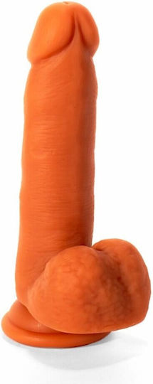 X-Men Dildo cu Testicule și Ventuză Flesh 19cm