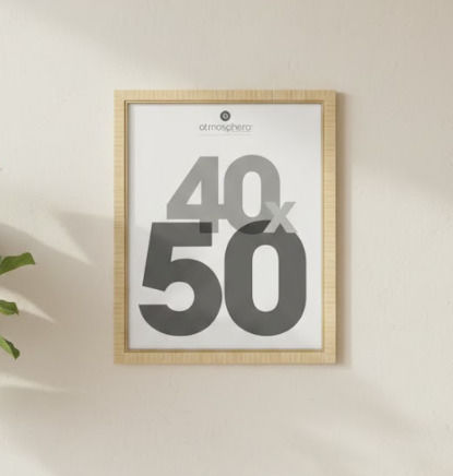 Κορνίζα Τοίχου με Μπεζ Πλαίσιο Ξύλινη 40x50 Κορνίζα Τοίχου με Μπεζ Πλαίσιο Ξύλινη 40x50