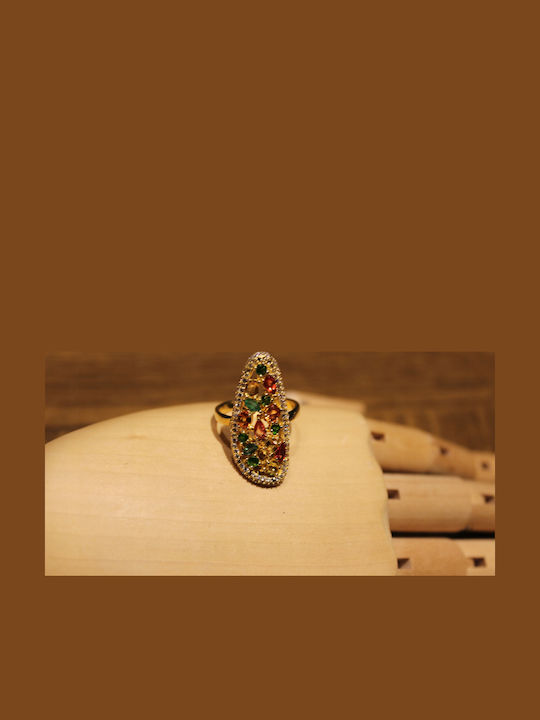 Songea Padparadscha Sapphire Ring Size 18.5