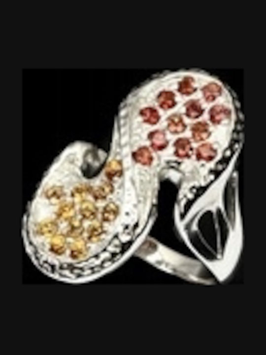 Silver Ring Natural Sapphires 17