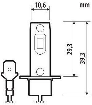 Lampa Lamps Car Halo Venus Series H3 LED 12V 10W 1pcs