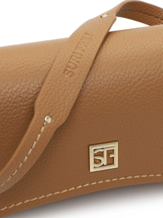 Women's Shoulder and Crossbody Bag Tabac Brown