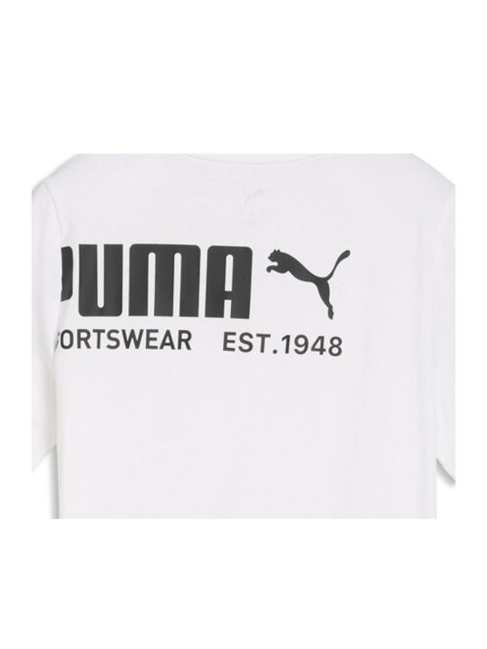 Kids' T-shirt White/black