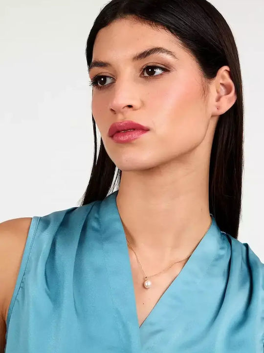 Morellato Necklace Gold Plated Silver 925 Pearl 10mm Sxu40