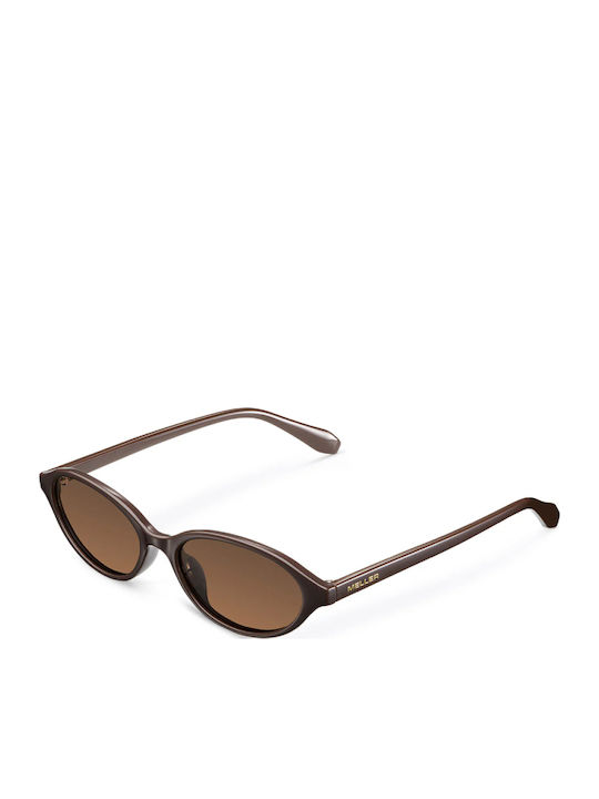 MELLER ブラウンオーバルサングラス IFU chocolate kakao Meller | Ifu Chocolate Kakao - Sunglasses