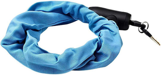 Avizar 120cm Reinforced Cable Lock Metal Head Bicycles Motorcycles Blue