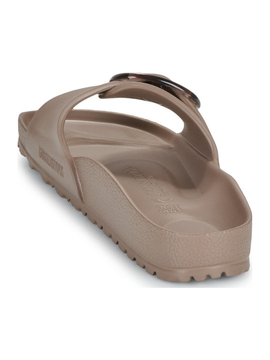 Madrid Big Buckle Eva Slides σε Μπεζ Χρώμα