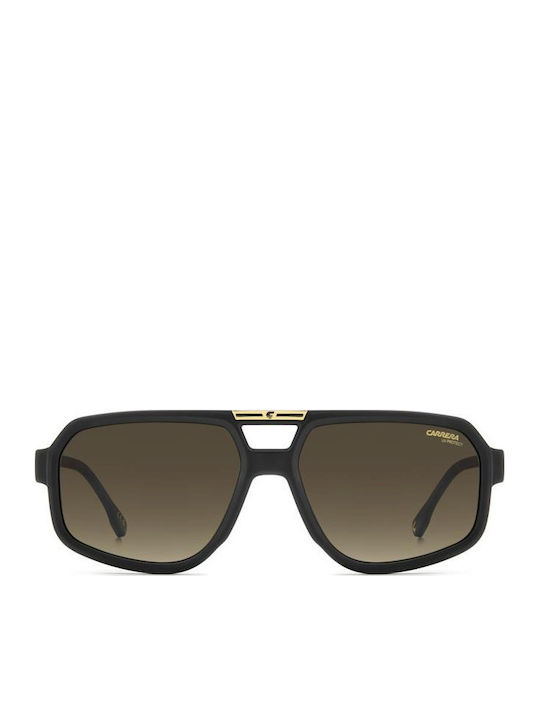 Carrera Victory C Unisex Sunglasses With Black Horn-Rimmed Frame And Grey Lens 26/S 003/86