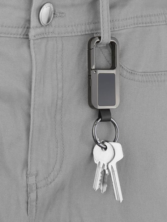Keychain Troika "track Find Carabiner" Kr26-13/gm