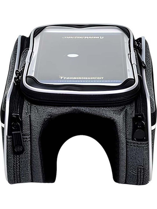 Avizar Waterproof Bike Smartphone Holder Frame Bag Grey