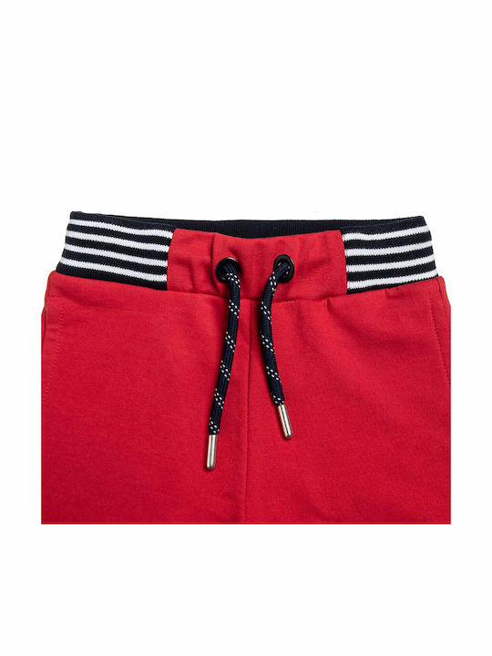 Șort/Salopetă Copii din Material Textil Roșu