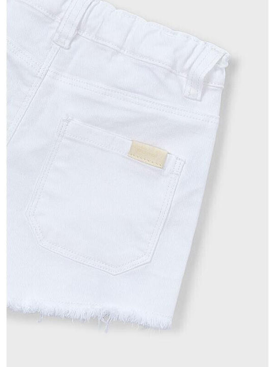 Kinder-Shorts/Bermudas Stoff Weiß