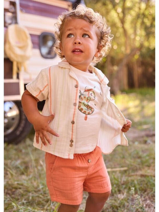 Kinder-Shorts/Bermudas Stoff PORTOOKALI