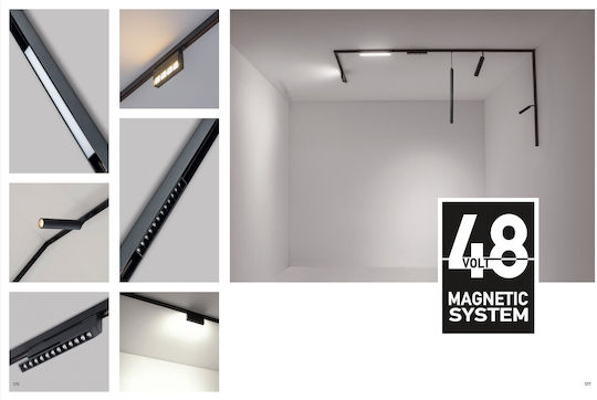 Zambelis Lights Σύνδεσμος Ράγας για Φωτιστικά Λευκός 2083W-C1