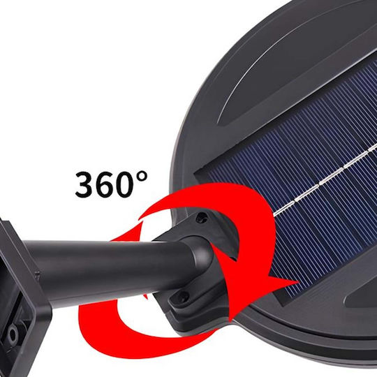 Avizar Външна Соларна Лампа 70w 360° Въртящи Се Рефлектори Черна