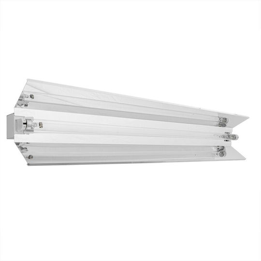 Adjustable Uvc 30w Bactericidal Lamp Reflector 140-degree Rotation Quartz Tube Wall Mount
