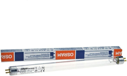 Tub Bactericid Uv-c 4w T5 Bază G5 2 Pini Lungime Totală 15 Cm