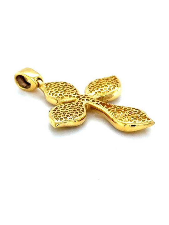 Drandakis Women's Gold Cross 9K