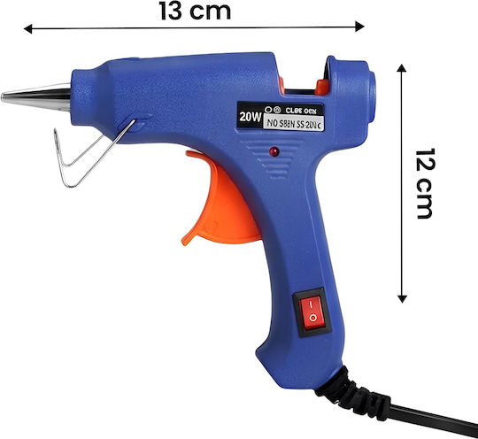 Avizar Pistol de Lipit Mini 20w Compact pentru Decorațiuni Albastru