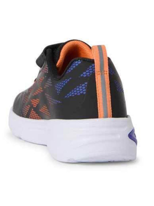 Kids Sneakers With Hoop & Loop Closure Black
