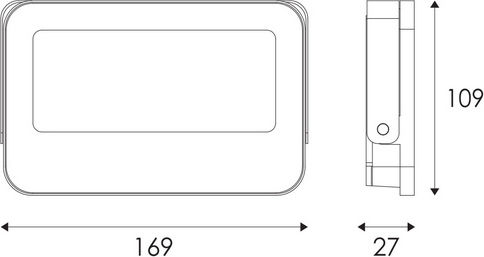 Aca Водоустойчив LED Прожектор 30W Студено Бяло 6500K IP66