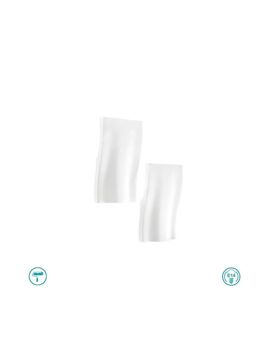 Fan Europe Soul Lamp Wall White 27x15.5x7cm Fan Europe Soul Lamp Wall White 27x15.5x7cm