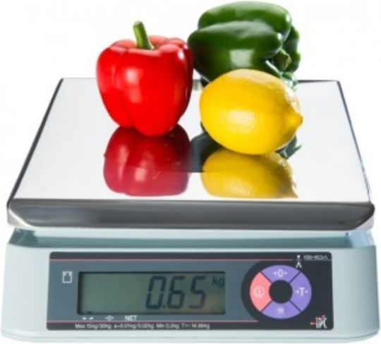 Ishida mit einer Wiegekapazität von 30kg und einer Unterteilung von 10gr