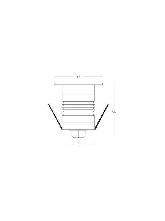 Zambelis Lights Spot De Podea LED 5W Zambelis Lights Spot De Podea LED 5W