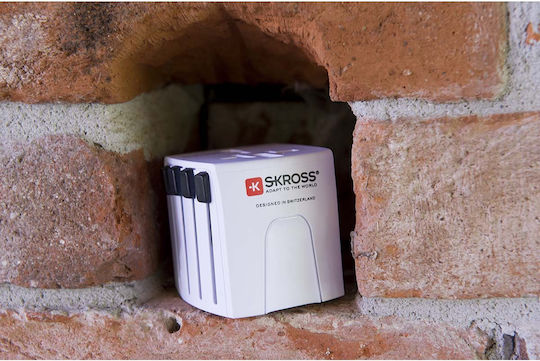 Skross Steckdosenadapter von Universal zu Universal