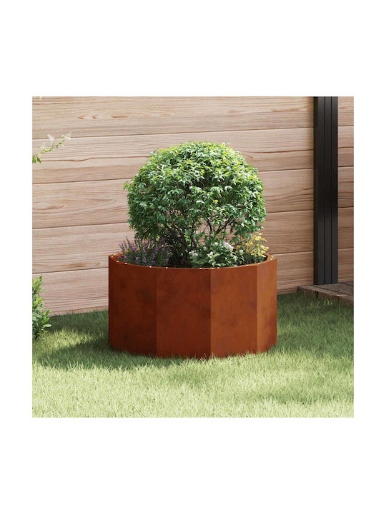 vidaXL Ghiveci Metal Sk Rusty 60x60x35cm.