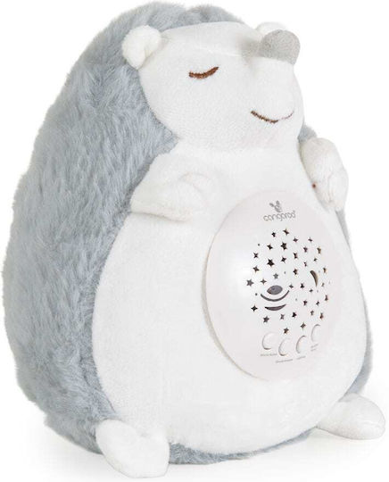 Moni Sleep Toy Projector Hedgehog made of Fabric with White Noise and Light for 0++ Months