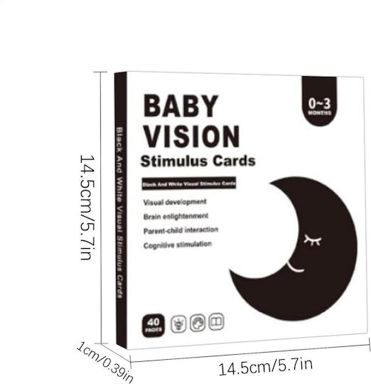 Visual Stimulation Cards Infants 0–3 Months – Black & White