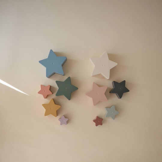 Mushie Παιχνίδι Στοίβαξης Nesting Star Retro