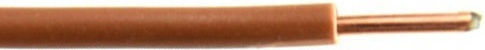 Electrical Cable Nya H07v-u 1x2.5mm² Brown Single Core Top Coil 50m