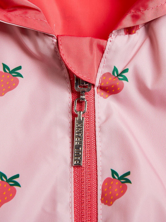 Kids' Casual Jacket Double Sided with Hood Orange