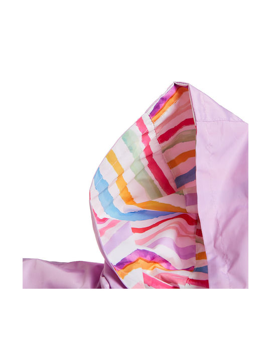 Kids' Casual Jacket Double Sided with Hood Lilac