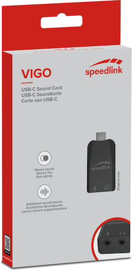 SpeedLink External USB-C Sound Card (SL-880501-BK)