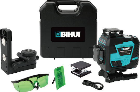 Bihui Γραμμικό Αλφάδι Laser Πράσινης Δέσμης με Εύρος Εργασίας 30m