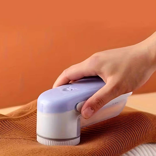 Aparat Electric Portabil Curățare Scame Haine Textile Albastru