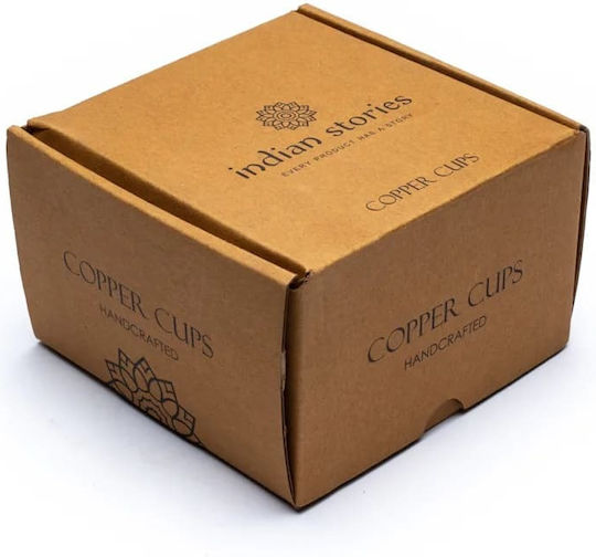 Handmade Reines Kupfer Tasse Tree Life Χάλκινο Ποτήρι 350ml