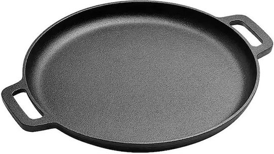 Ankor Pizza Baking Plate with Cast Iron Flat Grilling Surface 42cm x 34.8cm x 3cm