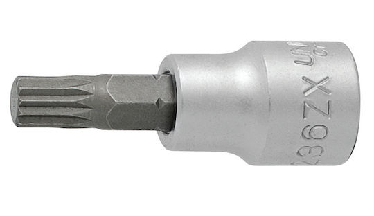 Unior Cheie tubulară cu Vârf Spline și Patrat de Prindere 3/8'' Dimensiune M6 1buc