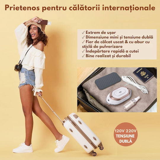 Fier de călcat de călătorie Abur 300W