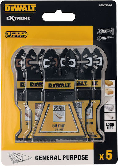 DEWALT Lame Multifuncționale 5buc DT20777