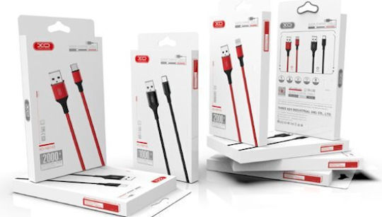 XO Regulär USB 2.0 auf Micro-USB-Kabel Rot 1m 1Stück