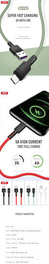 XO Редовна USB 2.0 до микро USB кабел Червен 1м 1бр
