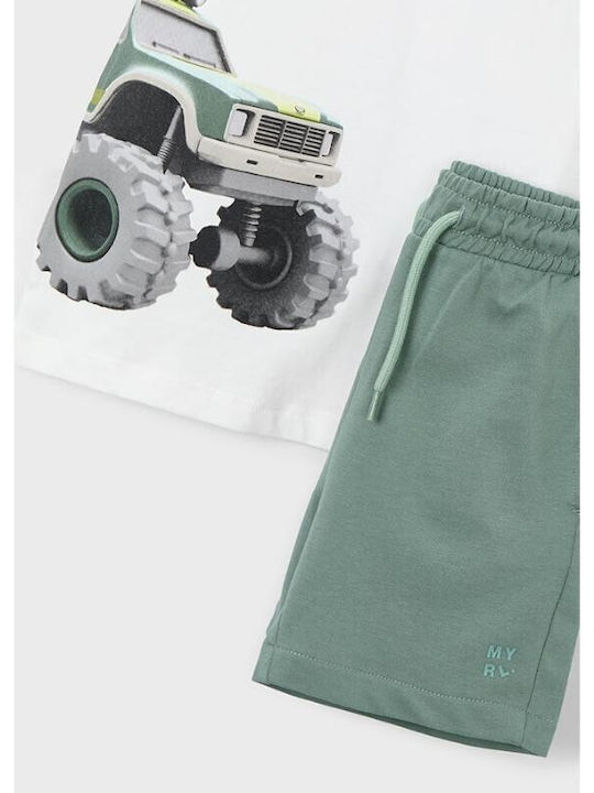 Kinder-Set mit Shorts Sommer 2Stück Green