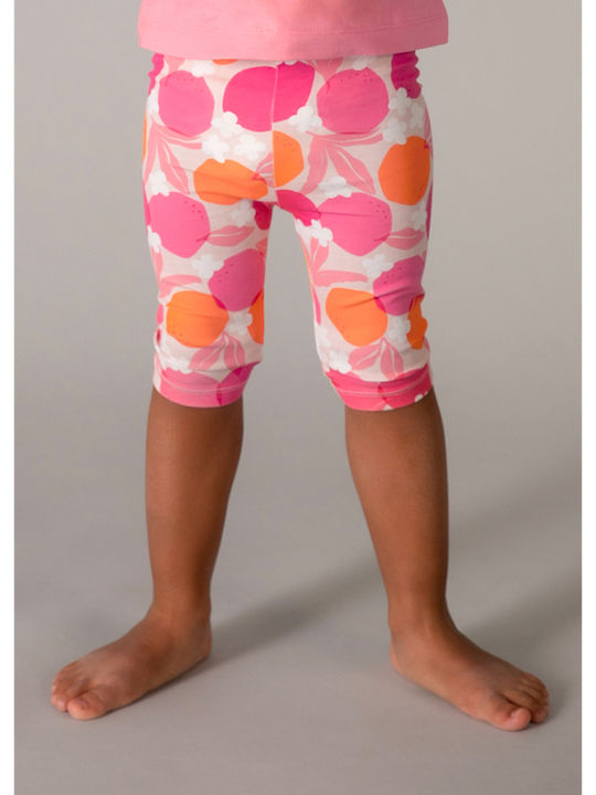 Kinder-Set mit Leggings Sommer 2Stück Geranium