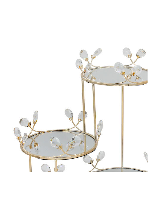 Keskor Μεταλλική Ορντεβιέρα Χρυσή Ø42cm Π22xΜ40cm Keskor Μεταλλική Ορντεβιέρα Χρυσή Ø42cm Π22xΜ40cm